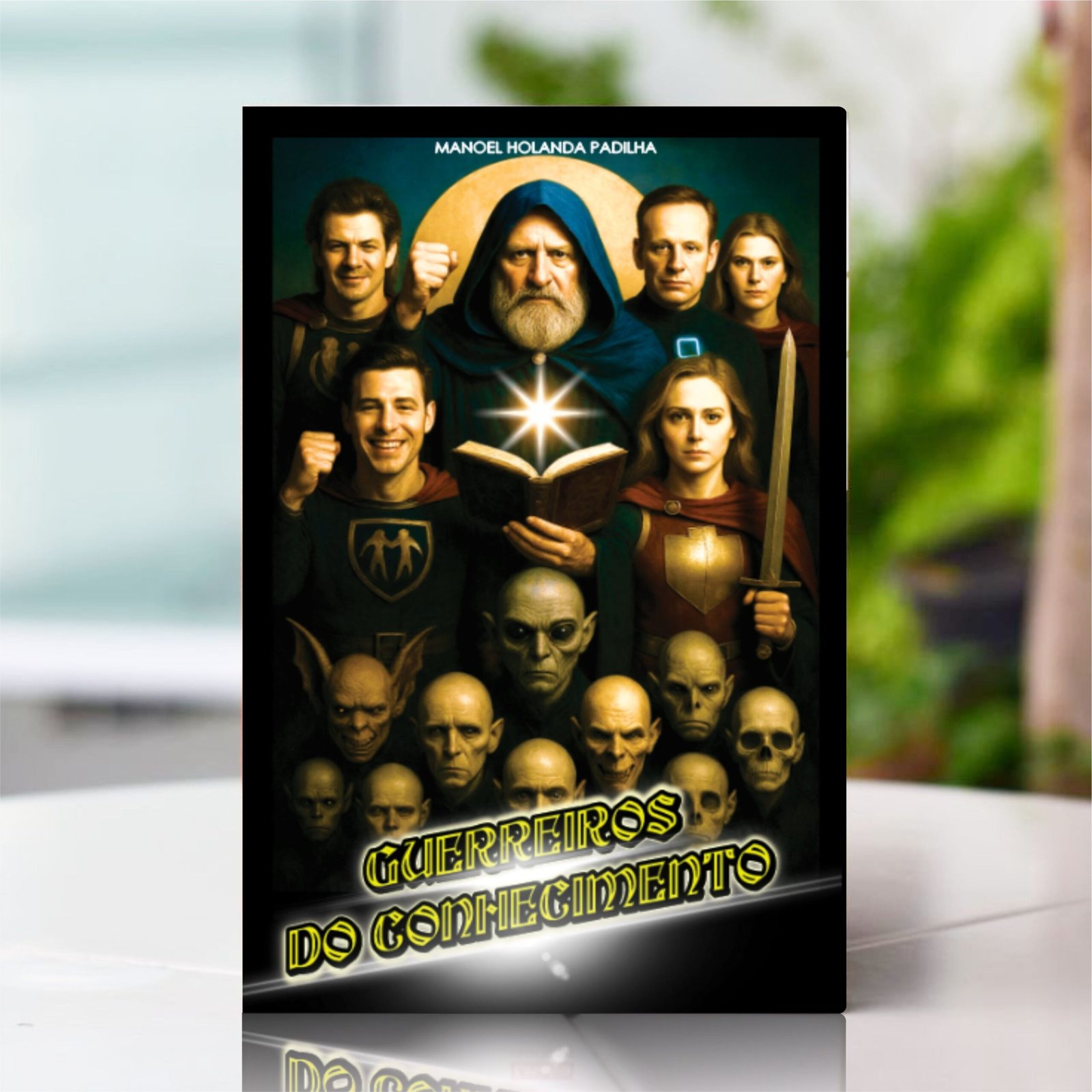 précompra livro físico "guerreiros do conhecimento"